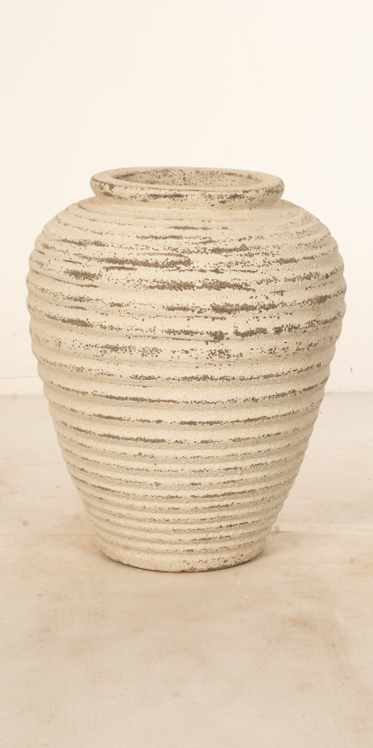 Vaso de cerâmica rústico